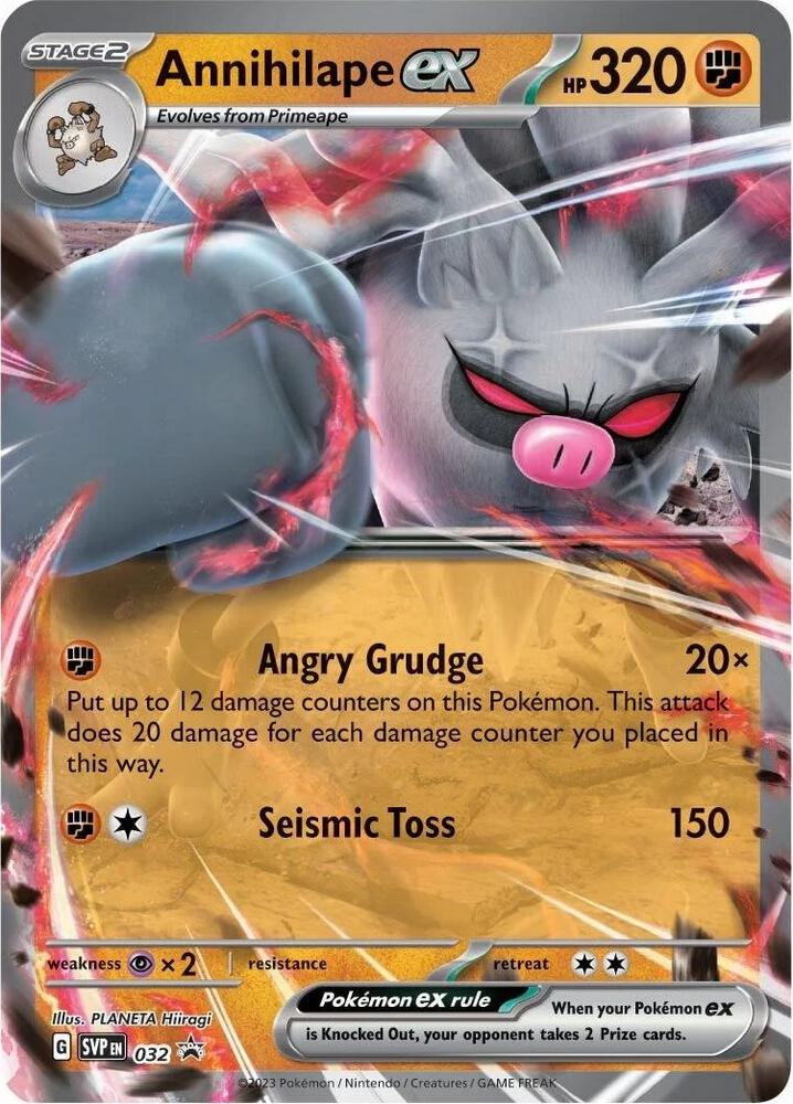 Annihilape ex 032 (SV: Scarlet & Violet Promo Cards)  - Holofoil