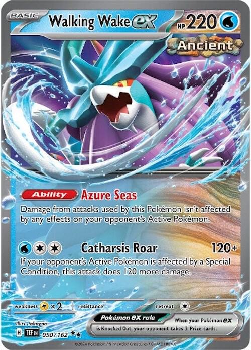Walking Wake ex 050/162 (SV05: Temporal Forces)  - Holofoil