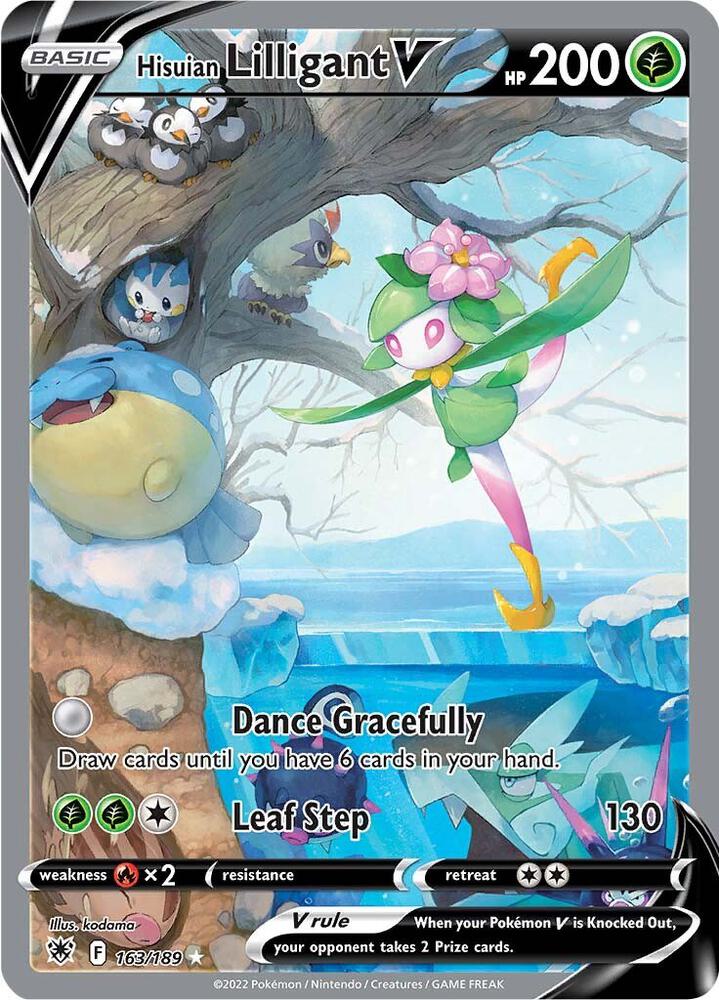 Hisuian Lilligant V 163/189 (SWSH10: Astral Radiance)  - Holofoil