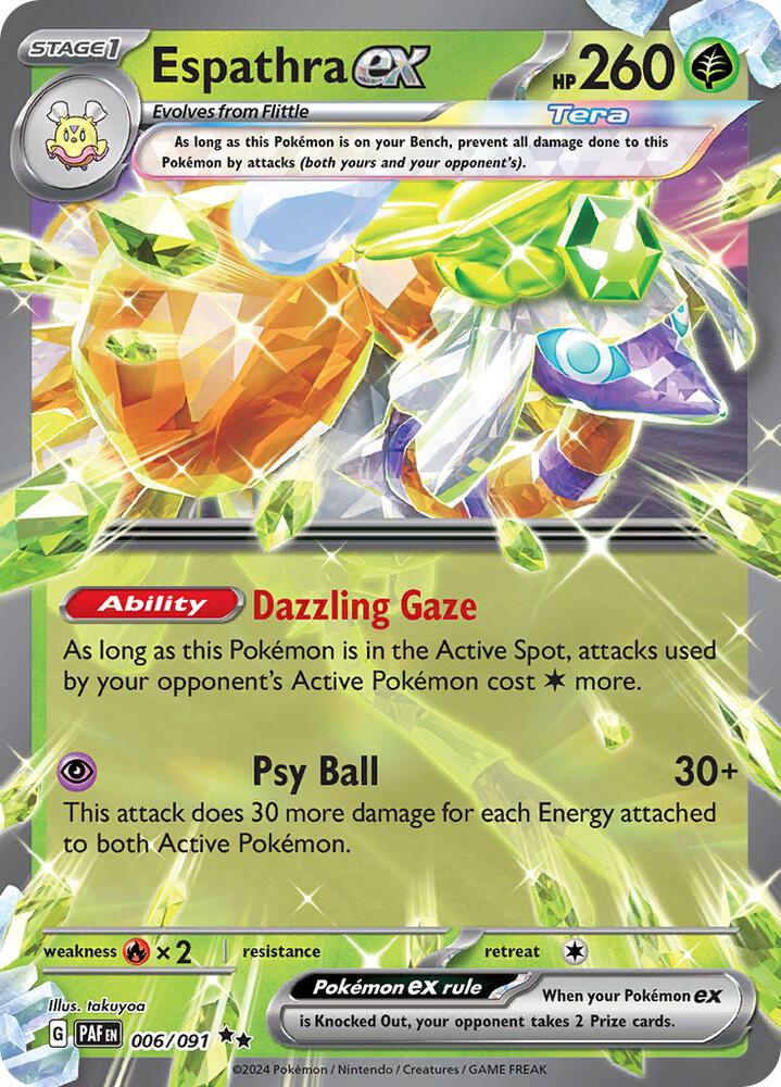 Espathra ex 006/091 (SV: Paldean Fates)  - Holofoil