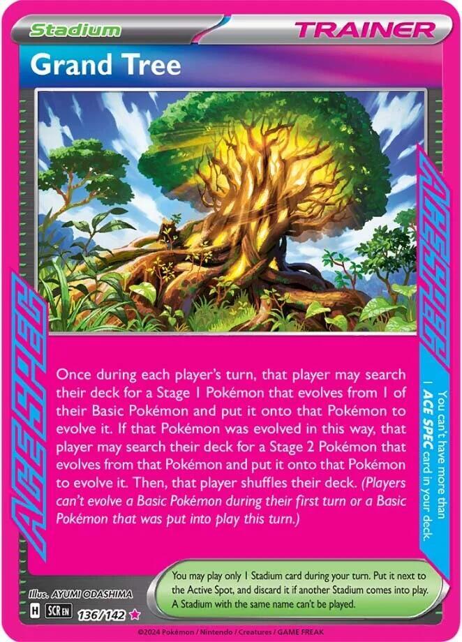 Grand Tree 136/142 (SV07: Stellar Crown)  - Holofoil