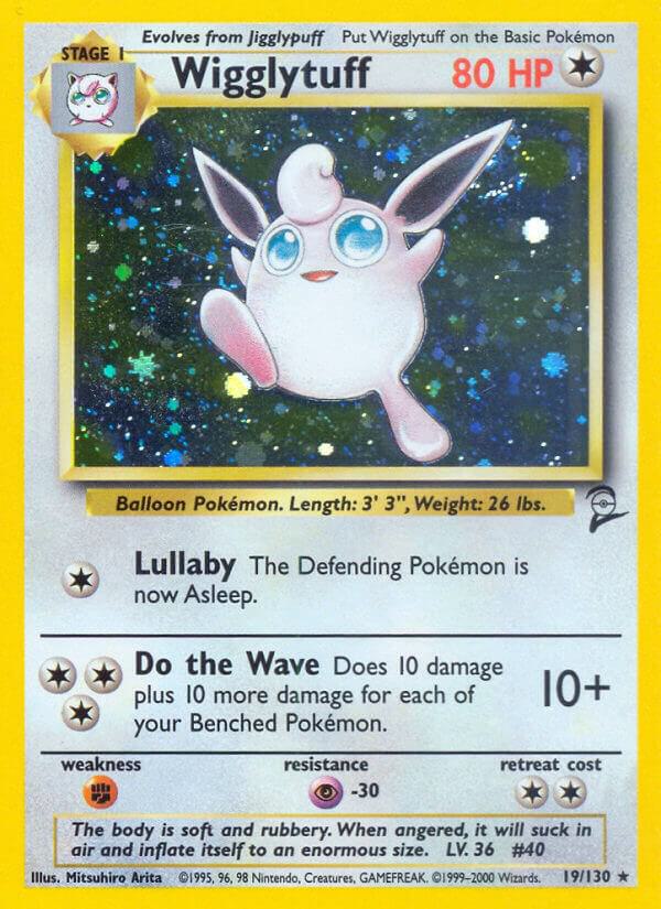 Wigglytuff 019/130 (Base Set 2)  - Holofoil