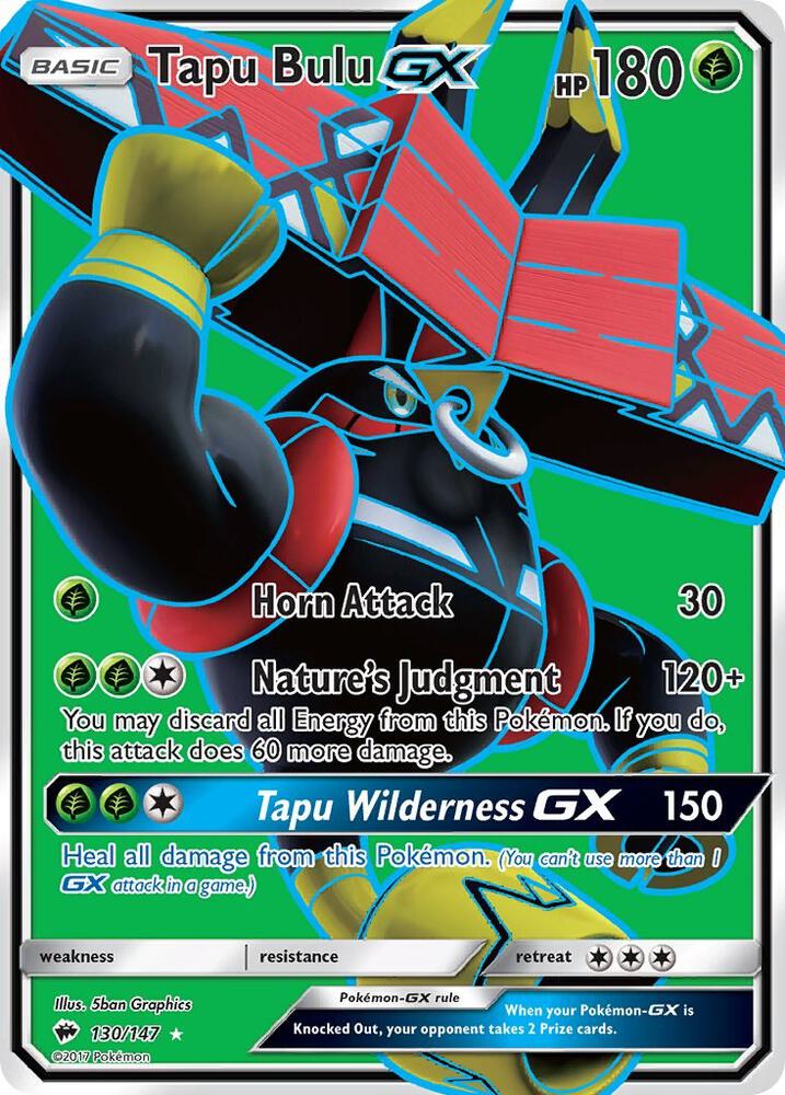 Tapu Bulu GX 130/147 (SM - Burning Shadows)  - Holofoil