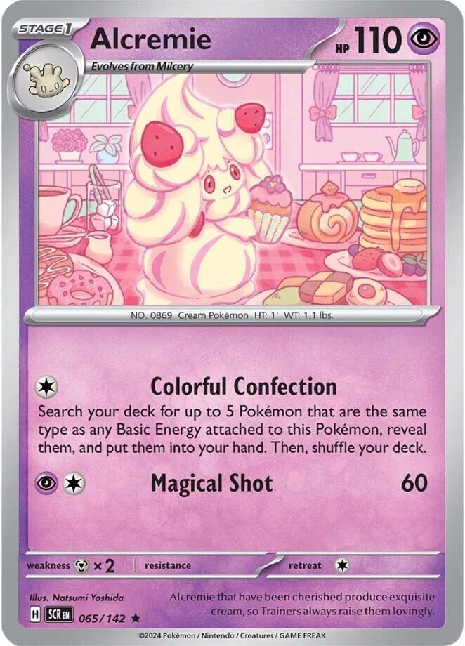 Alcremie 065/142 (SV07: Stellar Crown)  - Holofoil