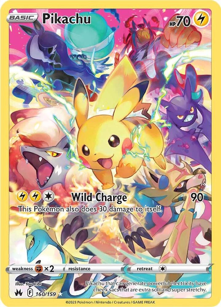 Pikachu Secret 160/159 (SWSH: Crown Zenith)  - Holofoil