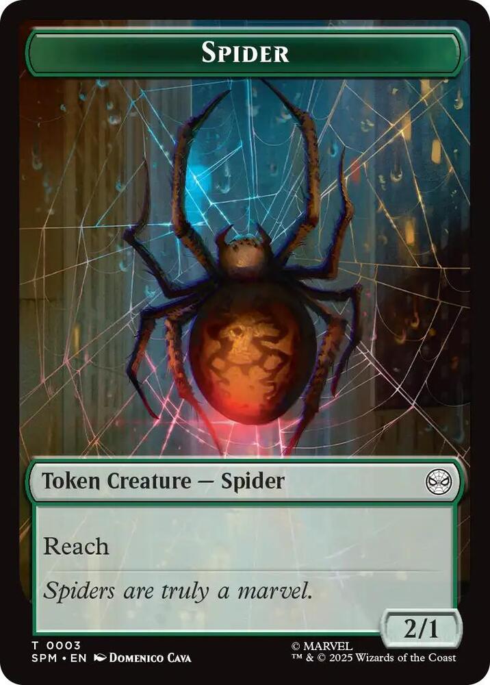 Spider Illusion Villain Double Sided Token 3 // 2 (Marvel's Spider-Man)  - Foil