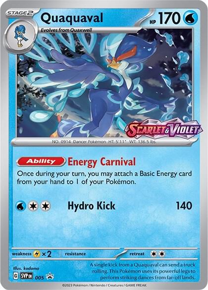 Quaquaval Prerelease 005 (SV: Scarlet & Violet Promo Cards)  - Holofoil