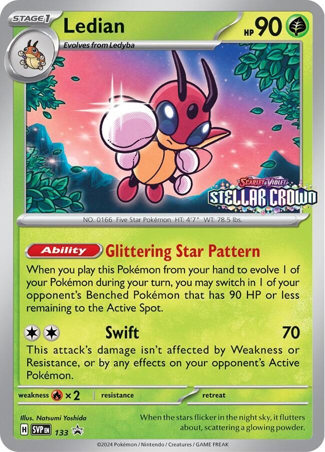 Ledian 133 (SV: Scarlet & Violet Promo Cards)  - Holofoil
