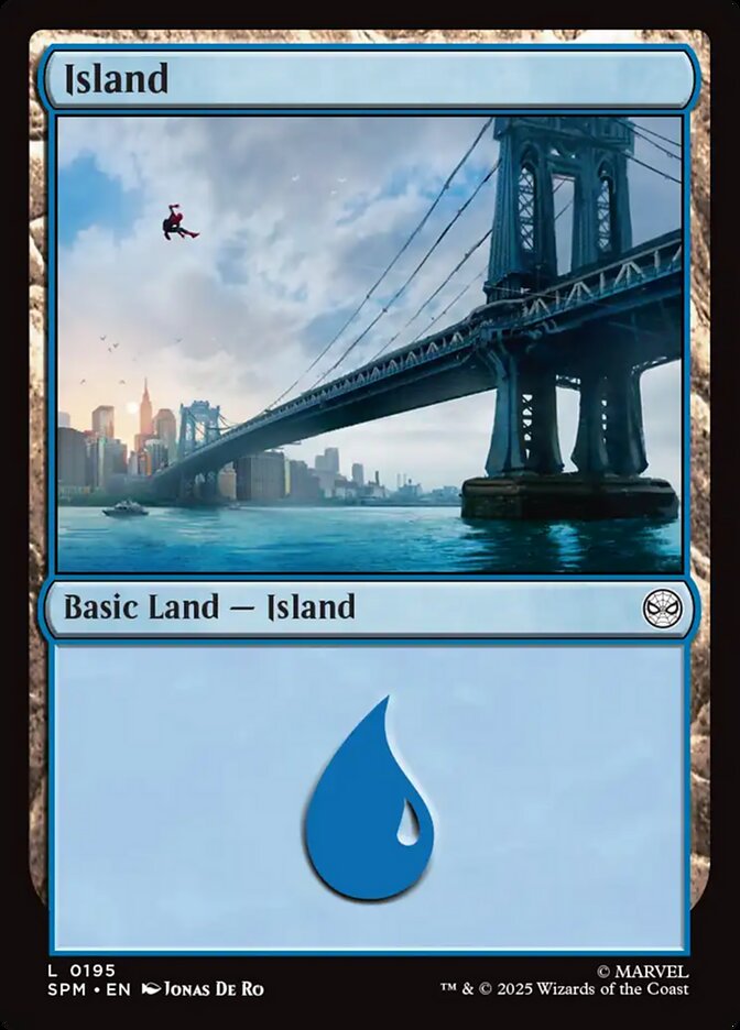 Island 195/198 (Marvel's Spider-Man)  - Foil