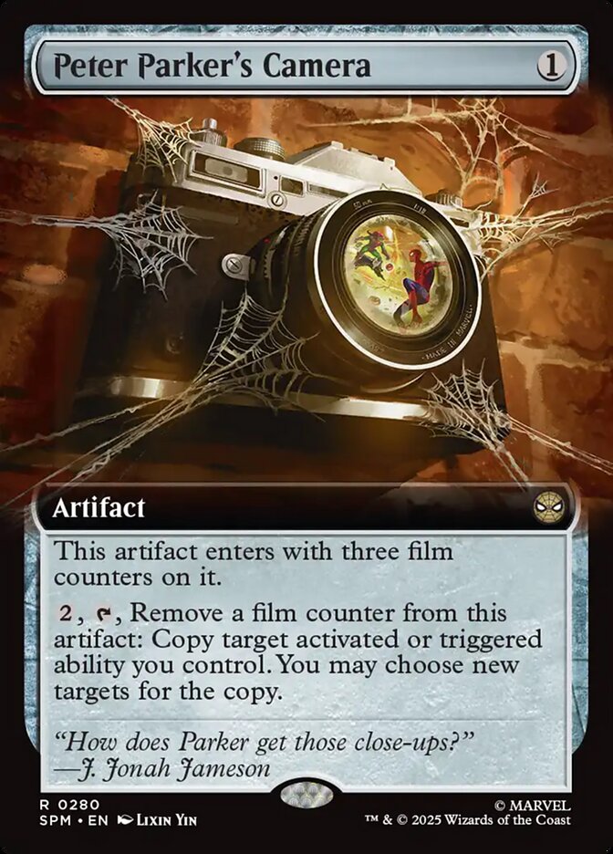 Peter Parker's Camera 280/198 (Marvel's Spider-Man)  - Extended Art Foil