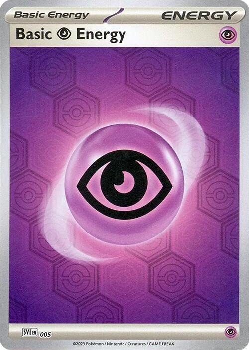 Basic Psychic Energy 5 (SV: Shrouded Fable)  - Reverse Holofoil