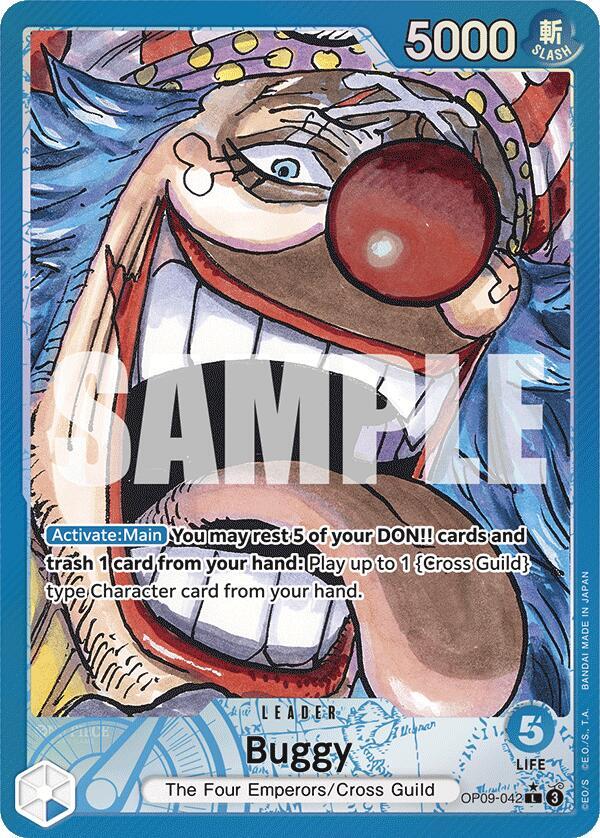 Buggy (DUPE) OP09-042 (Emperors in the New World) 