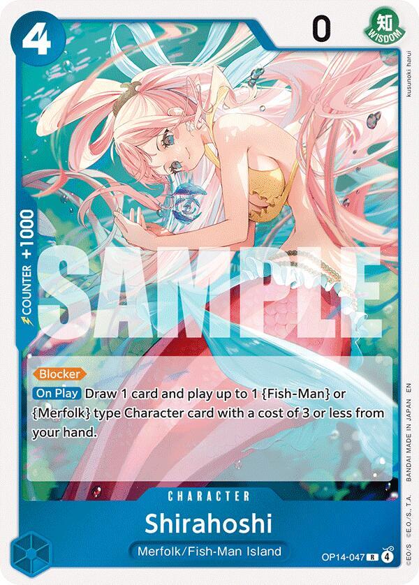 Shirahoshi OP14-047 (The Azure Sea's Seven)  - Foil