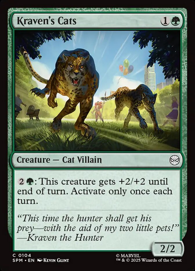 Kraven's Cats 104 (Marvel's Spider-Man)  - Foil