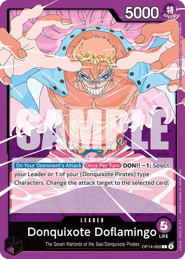 Donquixote Doflamingo OP14-060 (The Azure Sea's Seven) 