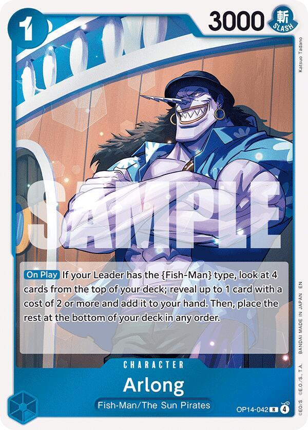 Arlong OP14-042 (The Azure Sea's Seven)  - Foil