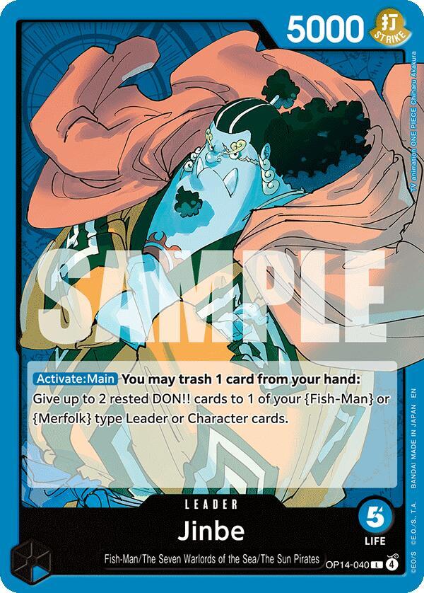 Jinbe OP14-040 (The Azure Sea's Seven) 