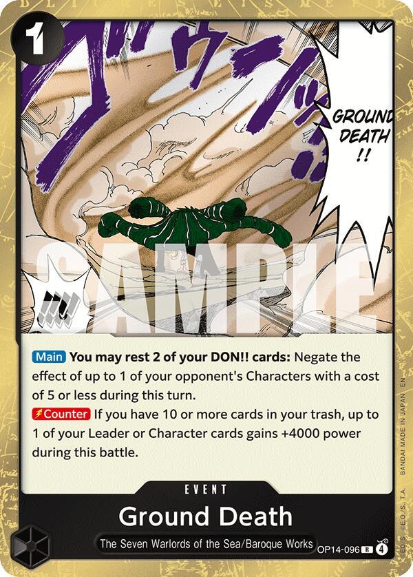 Ground Death OP14-096 (The Azure Sea's Seven)  - Foil