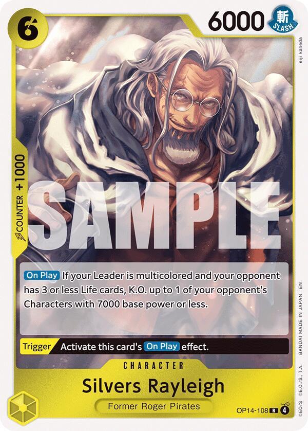 Silvers Rayleigh OP14-108 (The Azure Sea's Seven)  - Foil