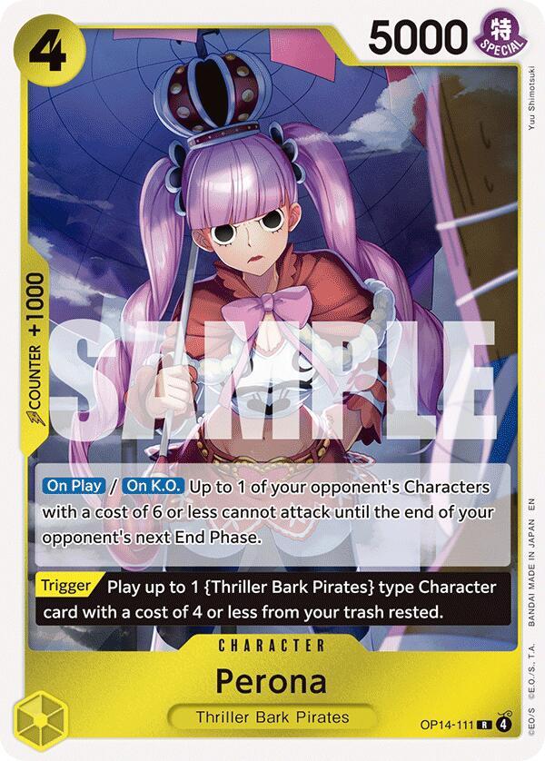 Perona OP14 111 OP14-111 (The Azure Sea's Seven)  - Foil