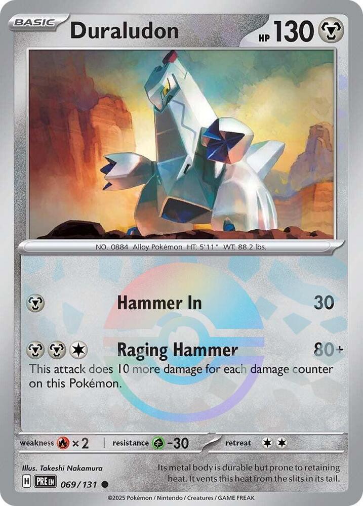 Duraludon 069/131 (SV: Prismatic Evolutions)  - Poke Ball Holofoil