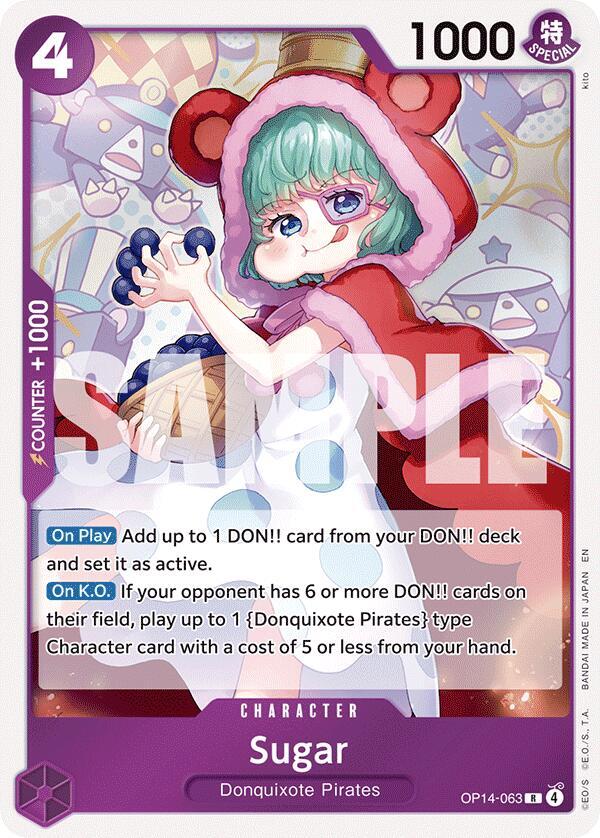 Sugar OP14-063 (The Azure Sea's Seven)  - Foil