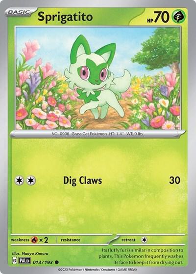 Sprigatito Summer 2023 Collector Chest 013/193 (Miscellaneous Cards & Products)  - Holofoil
