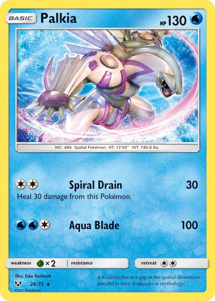 Palkia 24/73 (Shining Legends)  - Holofoil