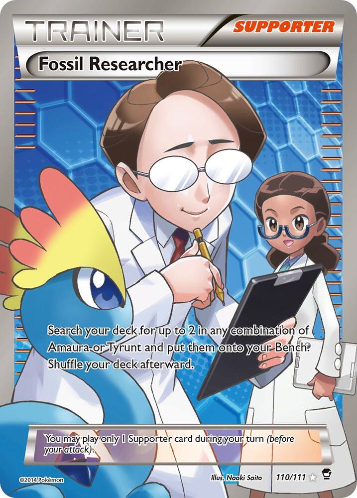 Fossil Researcher 110/111 (XY - Furious Fists)  - Holofoil