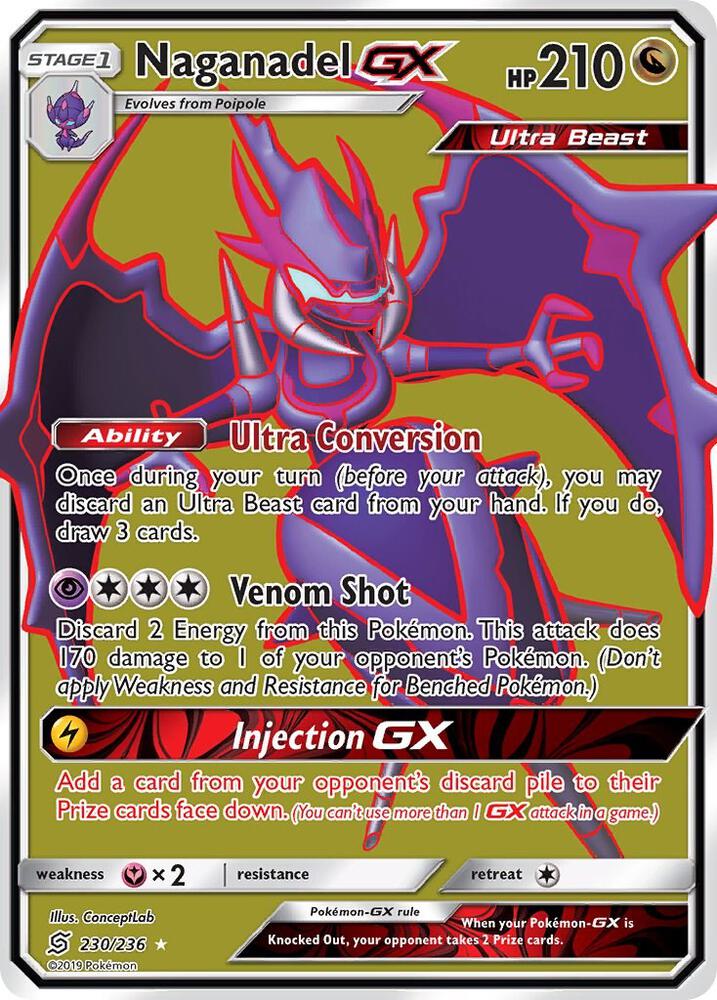 Naganadel GX 230/236 (SM - Unified Minds)  - Holofoil