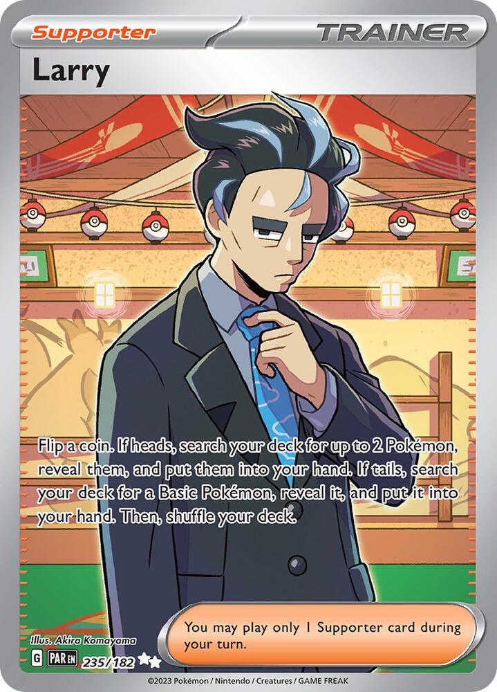 Larry 235/182 (SV04: Paradox Rift)  - Holofoil