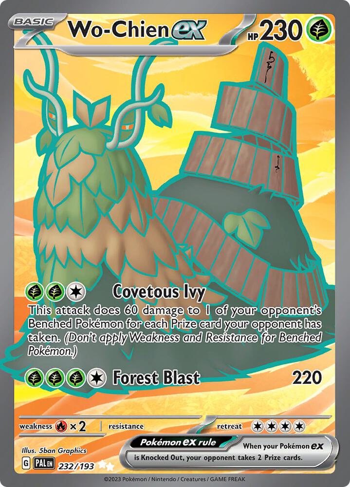 Wo-Chien ex 232/193 (SV02: Paldea Evolved)  - Holofoil