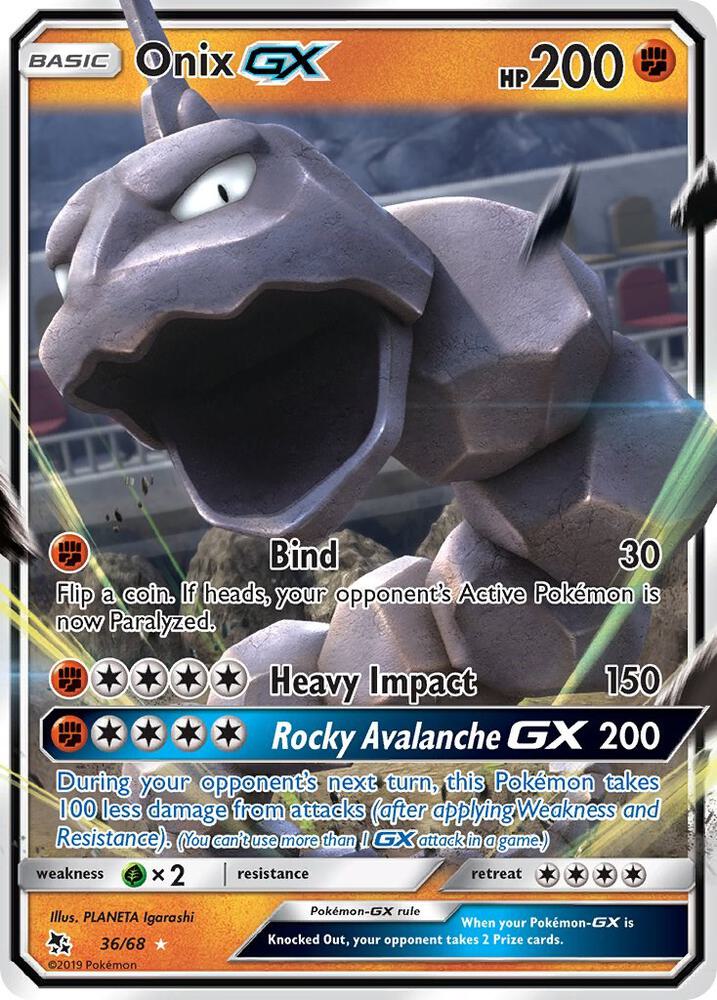 Onix GX 36/68 (Hidden Fates)  - Holofoil