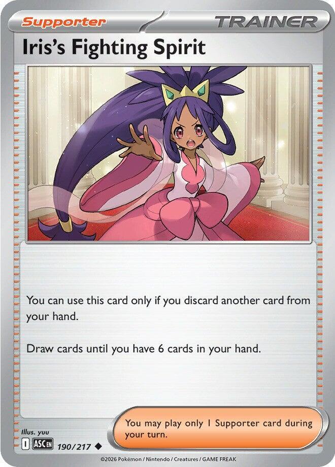 Iris's Fighting Spirit 190/217 (ME: Ascended Heroes)  - Reverse Holofoil