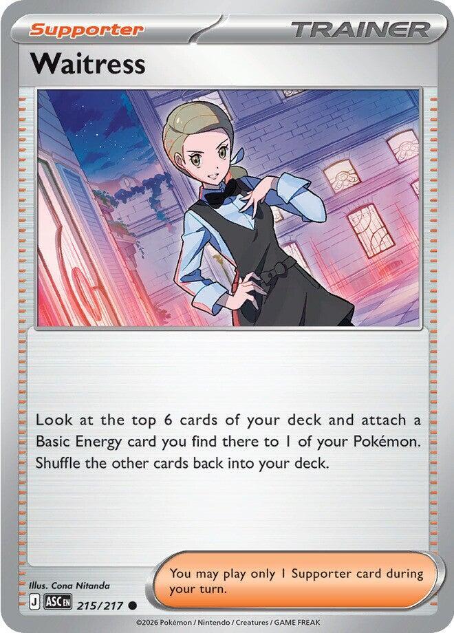 Waitress 215/217 (ME: Ascended Heroes)  - Reverse Holofoil