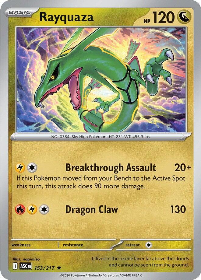 Rayquaza 153/217 (ME: Ascended Heroes)  - Holofoil