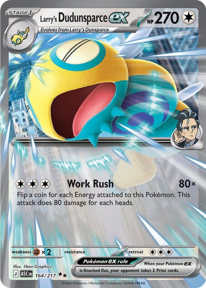 Larrys Dudunsparce ex 164/217 (ME: Ascended Heroes)  - Holofoil