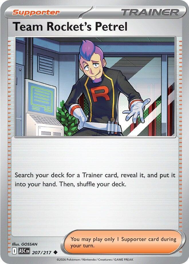 Team Rocket's Petrel 207/217 (ME: Ascended Heroes)  - Reverse Holofoil