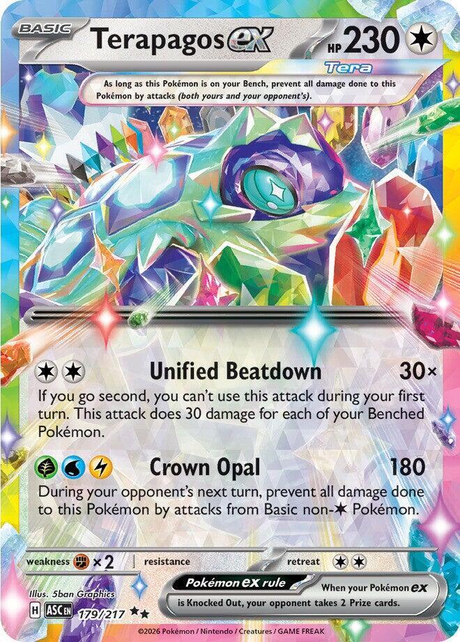 Terapagos ex 179/217 (ME: Ascended Heroes)  - Holofoil