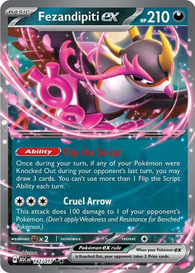 Fezandipiti ex 142/217 (ME: Ascended Heroes)  - Holofoil