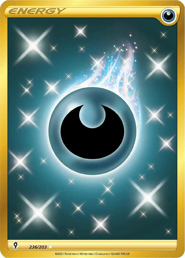 Darkness Energy Secret 236/203 (SWSH07: Evolving Skies)  - Holofoil