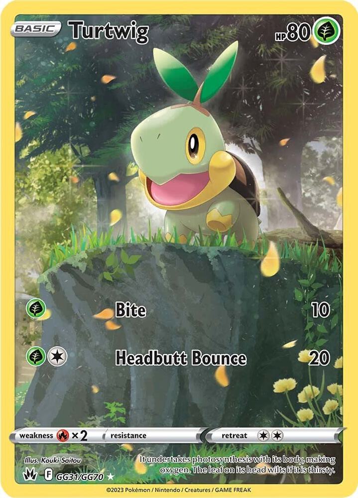 Turtwig GG31/GG70 (Crown Zenith: Galarian Gallery)  - Holofoil