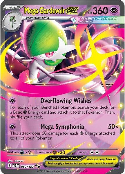 Mega Gardevoir ex 060/132 (ME01: Mega Evolution)  - Holofoil