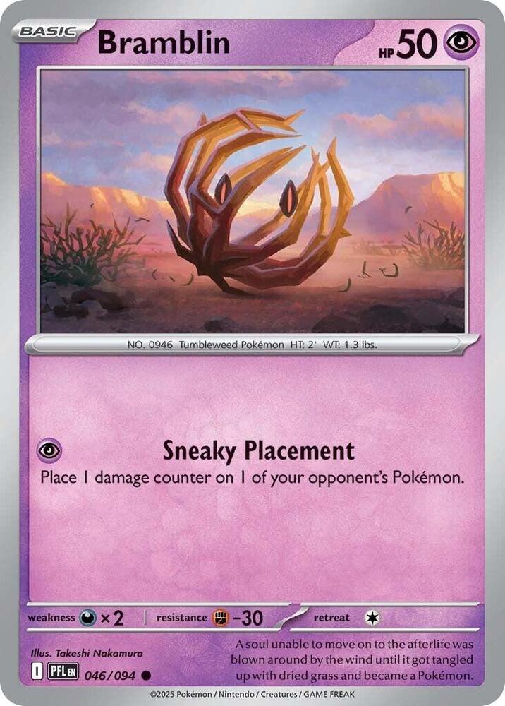 Bramblin 046/094 (ME02: Phantasmal Flames)  - Reverse Holofoil