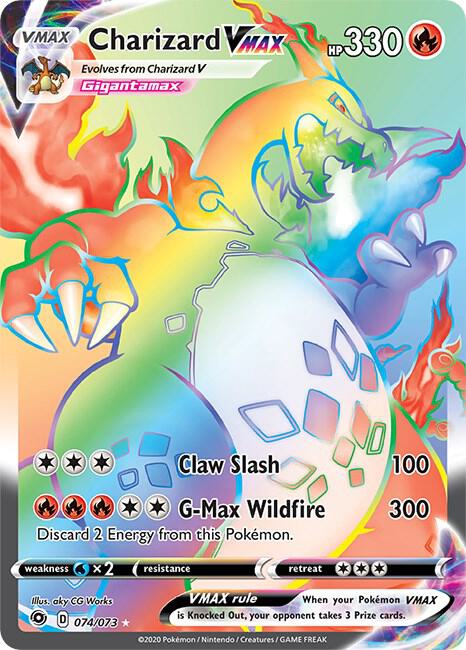 Charizard VMAX Secret 74/73 (Champion's Path)  - Holofoil