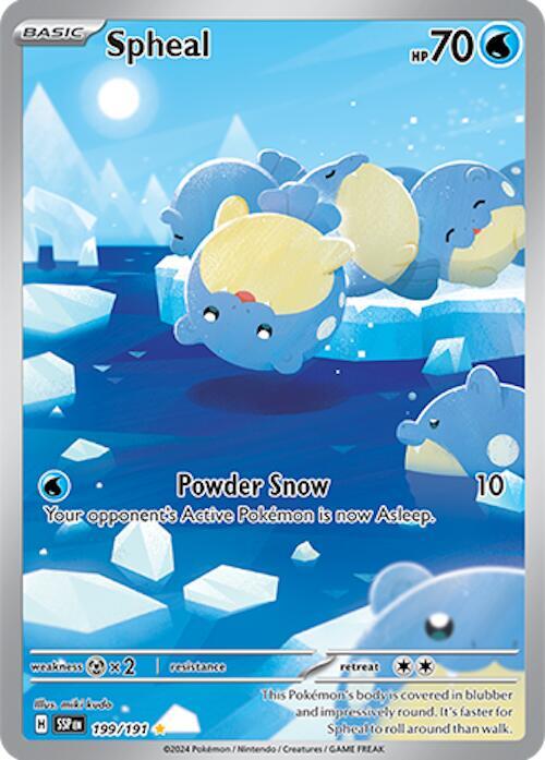 Spheal 199/191 (SV08: Surging Sparks)  - Holofoil