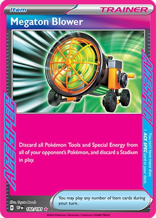 Megaton Blower 182/191 (SV08: Surging Sparks)  - Holofoil