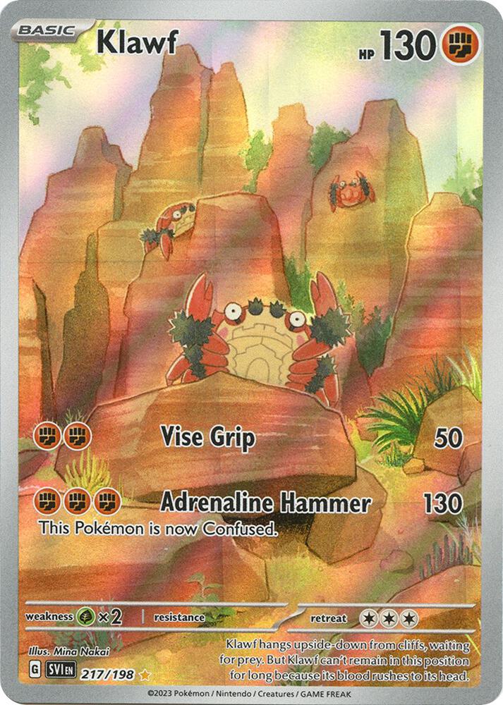 Klawf 217/198 (SV01: Scarlet & Violet Base Set)  - Holofoil