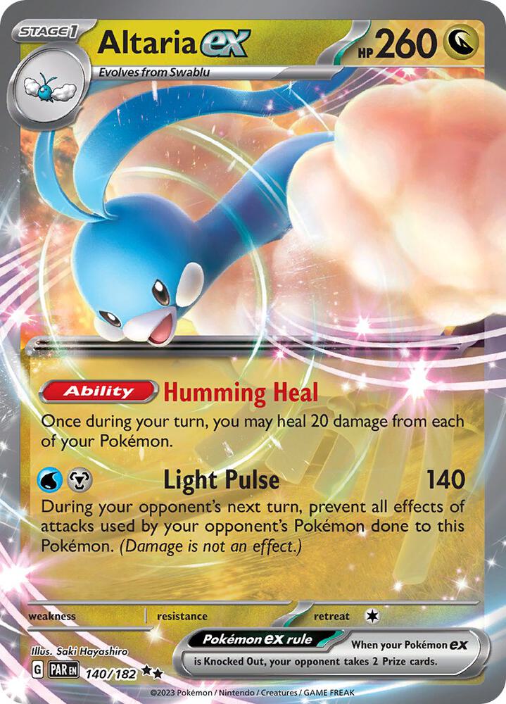 Altaria ex 140/182 (SV04: Paradox Rift)  - Holofoil