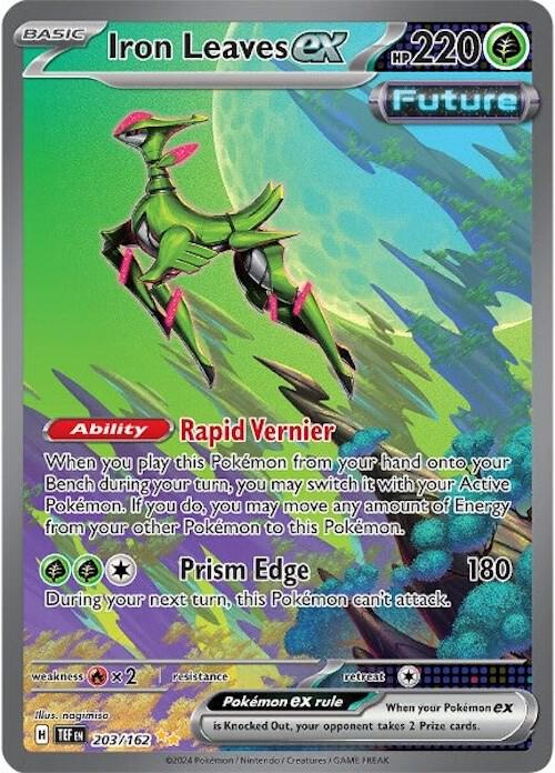 Iron Leaves ex 203/162 (SV05: Temporal Forces)  - Holofoil